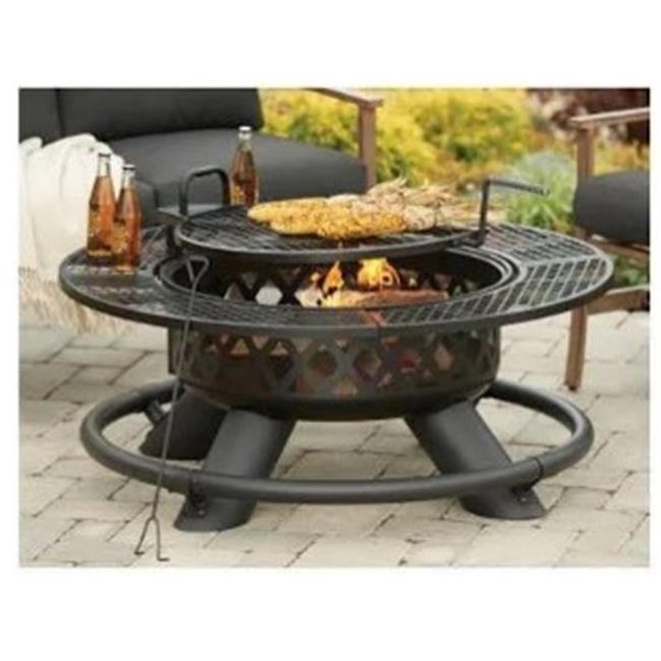 Shinerich Industrial Shinerich Industrial 227766 47 in. Ranch Fire Pit with Grill 227766